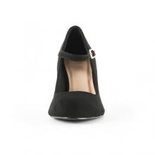 Chunky - heeled Black Pumps