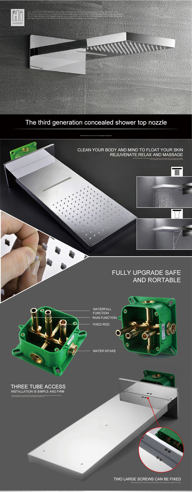 Concealed Shower Set