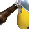 Stainless Galvanized Tin Ice Bucket With Bottle Opener