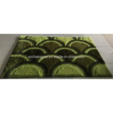 Poliéster Modern Shaggy Rugs com efeitos 3D