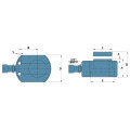 Cylindres hydrauliques légers à action légère de 5 tonnes