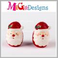 Christmas Santa Ceramic Salt and Pepper Set