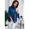 Outwear Capes Turtleneck Poncho for Women