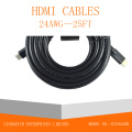 Cabo HDMI de Comunicação de Dados AV com Ferrite Ethernet