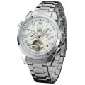 All stainless steel mens date mechanical watches