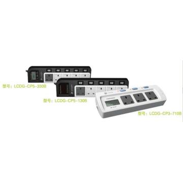 British Standard Drei-Wege-Verlängerung Schnur Multi-Funktions-Steckdose, Elektrische Stecker Power Extension Metering Socket