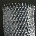 Aluminum Expanded Curtain Wall Metal Mesh Flattened