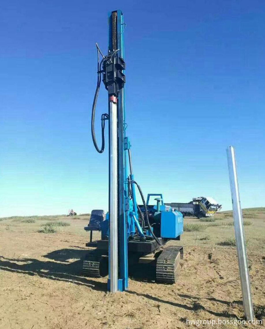 solar pile driver 