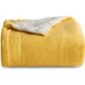 Sherpa Fleece Throw Blanket Warm Soft Blankets Throws