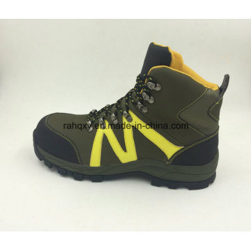 Casual Style Split Nubuck Leather Safety Working Shoes Outdoor Shoes (16053)