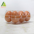Clamshell 6 Zellen Kunststoff Huhn Eier Tablett