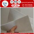 Geotêxtil impermeável do nonwoven do fabricante com 300G / M2-1100G / M2, forro da lagoa do HDPE, geotêxtil da geomembrana do HDPE