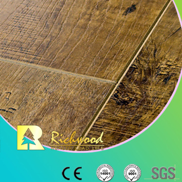 Household 12.3mm Embossed Oak Sound Absorbing Laminate Floor