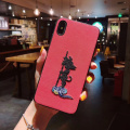 Coque de téléphone de luxe avec broderie Dragon Ball Soft Cover