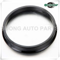 Black Universal Aluminum/Plastic Wheel Hub Centric Rings