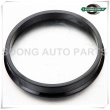 Black Universal Aluminum/Plastic Wheel Hub Centric Rings