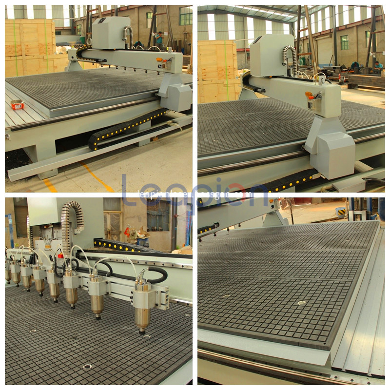 8 head and Vacuum table