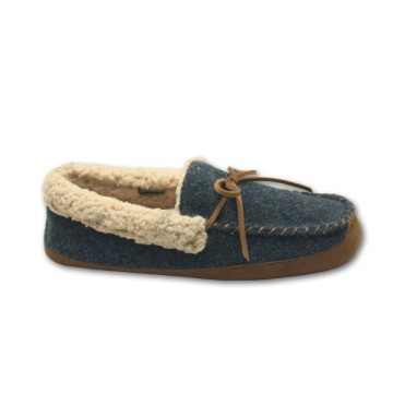 Men's fur lining casual shoes woolen indoor slippers