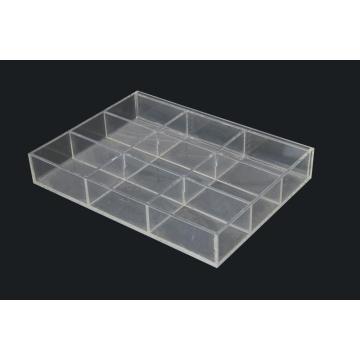 Clear Lucite 9 Slots Display Box