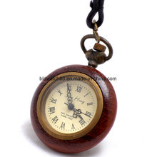 Montre mécanique en bois pendentif pendentif pour Lady Hot Sale