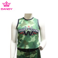 Mens camo gym singlet