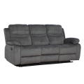 Velvet Fabric Recliner Sectional Sofa Set