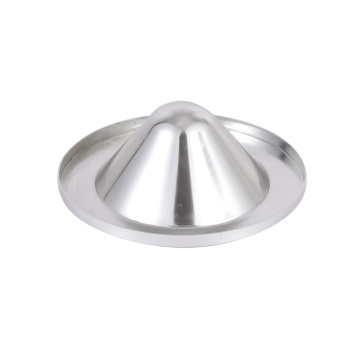 espejo de aluminio reflector lámpara de lámpara de metal redonda de lámpara