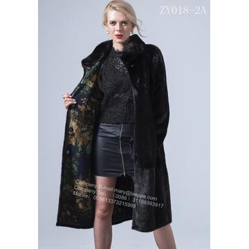 Reversible Women Kopenhagen Mink Coat Long