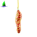 Home Decoration Glass Hanging Gold Sea Horse Ornaments