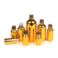 Electroplate Gold Glass Dropper Bottles for Essential Oil