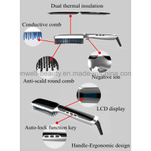 3.Fast Hair Straightener Hot Brush Hair Straightener Comb