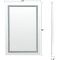 LED Bathroom Mirror Wall Mounted Vanity Makeup Mirror