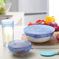 6pcs Reusable food Cover Silicone Stretch Lids