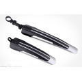 Bike Mudguard with Black Plastic Tail