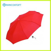 Medida impresión paraguas plegable barata promoción