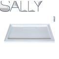 SALLY ABS Quadrant Duschwanne mit weißem Acrylsockel