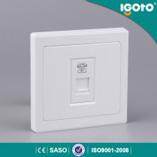 UK Tipo Interruptor de pared 4core Tel Socket