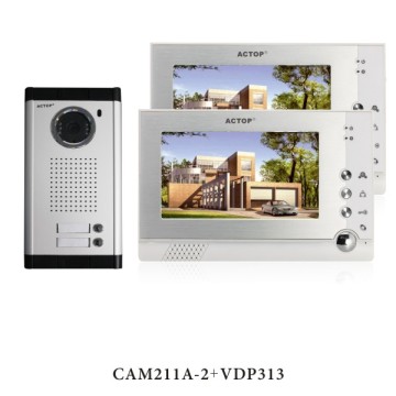 7 inch wired door video intercom system