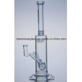 Ccg 2016 New Headphone Design Glass Bon Glass Water Pipe with Thick Base and Honeycomb Percs