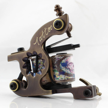 Pure Handmade CNC Cut Technology Brass Coil Tattoo Machine Equipment