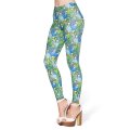 Novo Design Impresso Leggings Workout Meias Mulher