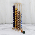 60Pcs Modern Metal Gold Coffee Capsule Holder