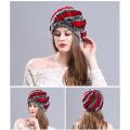 Beaver rabbit fur hat fur hat female winter