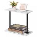 2 Tier Nightstands with Movable Wheels