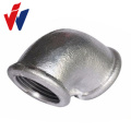 Galvanized Malleable Iron Elbow Pipe Fittings Beaded