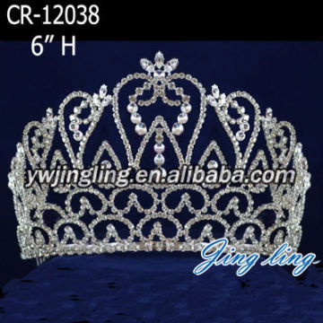 2013 quente mais recente strass e cristal princesa headwear