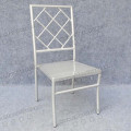 Silver Outdoor Events Rental Stacking Chairs (YC-A28-08)