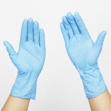 Gants d&#39;examen de nitrile sans poudre Nonstreile jetable