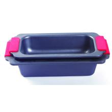 Silicone grip loaf pan