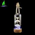 New Design Christmas Glass Bottle With Led Lights